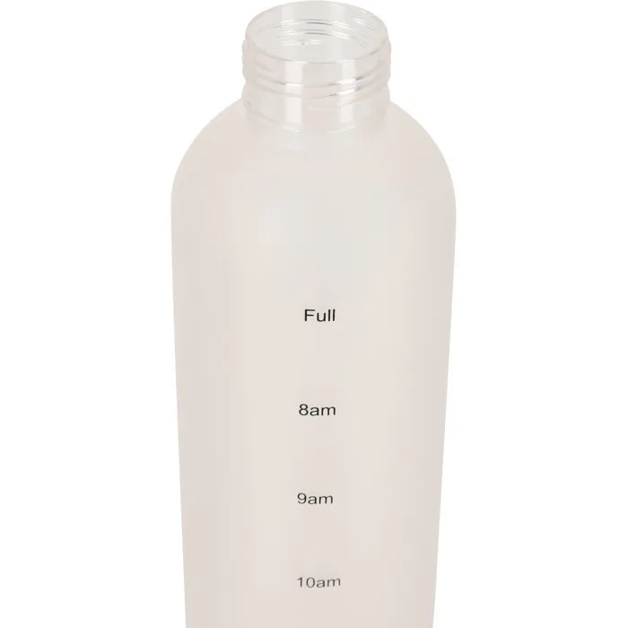 Athlecia Gourde d'Eau Ayan 1000 ml avec Repères Horaires - Sans Phtalates - Blanc