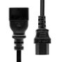 ProXtend Cordon d'alimentation C13 mâle vers C20 femelle 0,5 m Noir