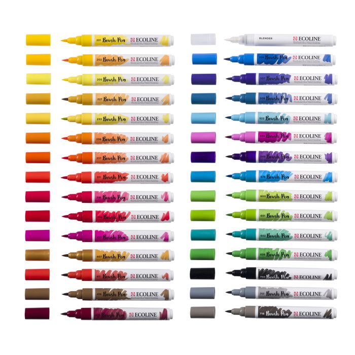 Ecoline Brush Pen Étui Couleurs Primaires - 30 couleurs Ecoline Brush Pen Étui Couleurs Primaires - 30 couleurs