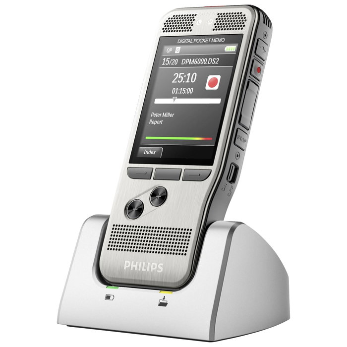 Philips DPM 6700/03 Ensemble de dictée et de transcription Pocket Memo avec logiciel SpeechExec Philips DPM 6700/03 Ensemble de dictée et de transcription Pocket Memo avec logiciel SpeechExec