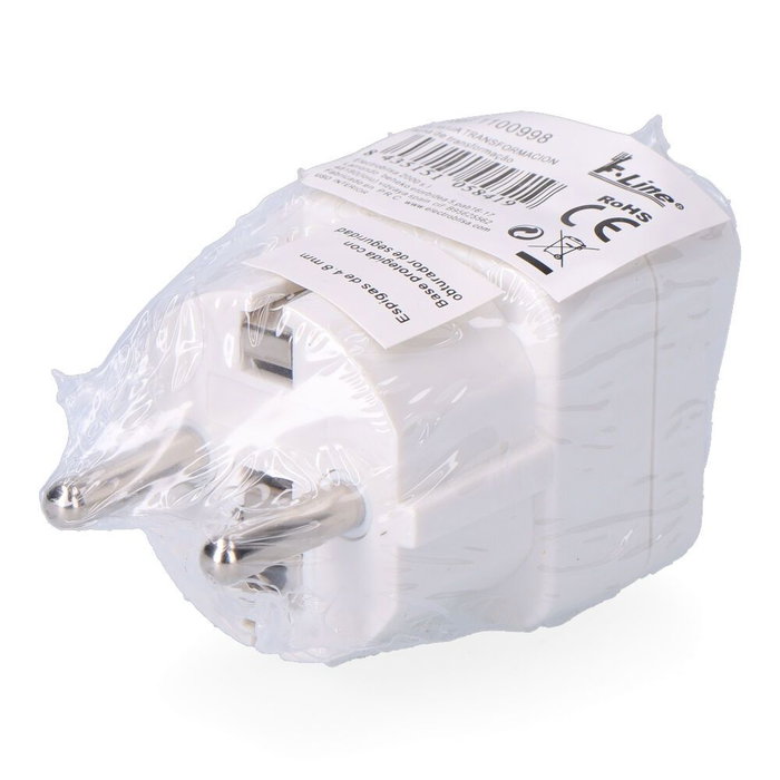F-Line Fiche de transformation rétractable Schuko 4,8 mm F-Line Fiche de transformation rétractable Schuko 4,8 mm