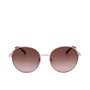 Longchamp LO157SA Lunettes de soleil femme monture métallique ronde 58-18-140 mm UV400 catégorie 3