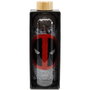 STOR Bouteille en verre Marvel Deadpool 1030 ml avec bouchon étanche, borosilicate sans BPA réutilisable pour réduire les déchets plastiques