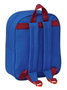 Safta Mochila Guardería 3D, Sac à Dos 3D avec Poche Filet Motif FC Barcelone, Dimensions 22 x 27 x 10 cm