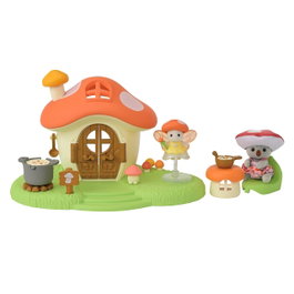 Sylvanian Families Maison Champignon avec Fée et Bébé Koala