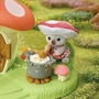 Sylvanian Families Maison Champignon avec Fée et Bébé Koala