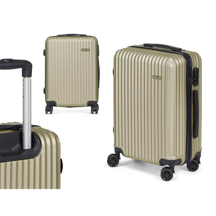 ARTE REGAL Maleta Liston Cabina ABS Verde
