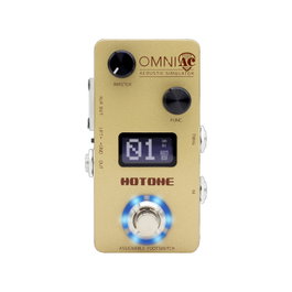 HOTONE Omni Ac Simulateur d'ampli guitare/basse IR compact 40 presets USB Aux EQ
