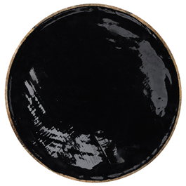 Home Deco Factory Sous-plat de présentation 35 cm noir en bois de manguier
