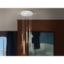 Suspension Varas en Acier/Acrylique LED 25W