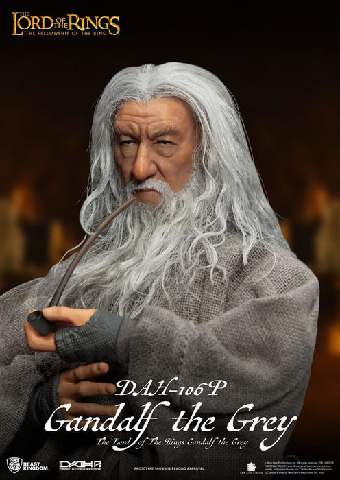 Beast Kingdom Toys Le Seigneur des Anneaux figurine Dynamic Action Heroes 1/9 Gandalf le Gris 21 cm