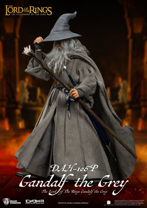 Beast Kingdom Toys Le Seigneur des Anneaux figurine Dynamic Action Heroes 1/9 Gandalf le Gris 21 cm