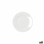 Assiette plate Bidasoa Serenity Hydrozero Blanc Céramique Ø 17 cm (6 Unités)