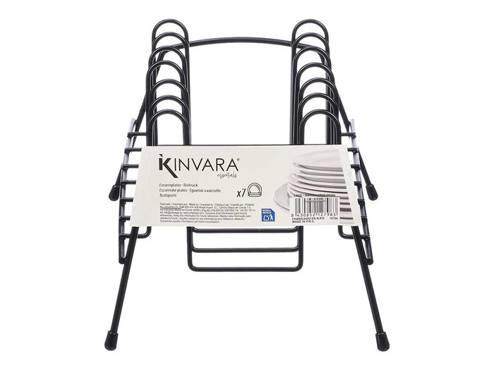 Kinvara Égouttoir à Vaisselle Métal Noir 35,5x13x15 cm (Set de 12) Kinvara Égouttoir à Vaisselle Métal Noir 35,5x13x15 cm (Set de 12)