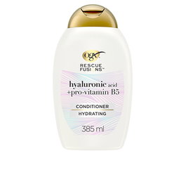 OGX - Après-shampoing à l'acide hyaluronique et à la provitamine B5 - Traitement réparateur intensif hydratant contre les frisottis - 385 ml