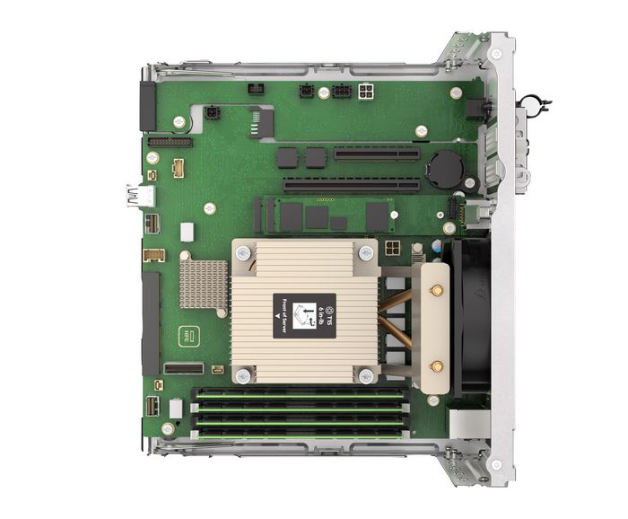 HPE ProLiant MicroServer Gen11 Serveur - Processeur Intel Pentium Gold G7400, 16 Go RAM DDR5, 4 Baies LFF, 1 To HDD, 180W, CMP EMEA