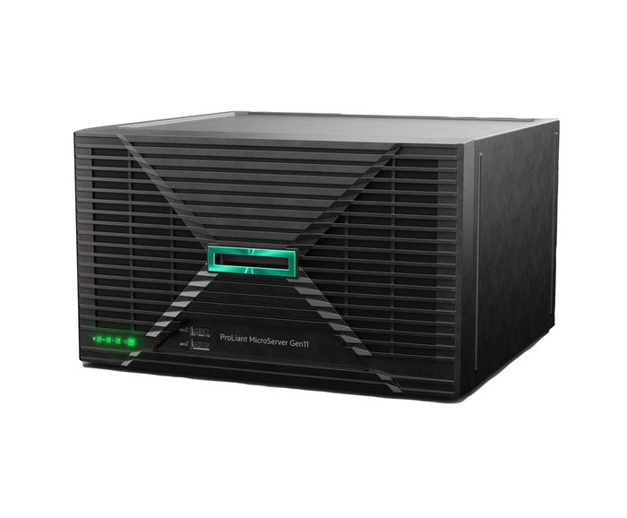 HPE ProLiant MicroServer Gen11 Serveur - Processeur Intel Pentium Gold G7400, 16 Go RAM DDR5, 4 Baies LFF, 1 To HDD, 180W, CMP EMEA