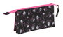 Safta Portatodo Triple Kuromi - Coffret de rangement triple avec personnage Kuromi - 22 x 12 x 3 cm - À partir de 3 ans