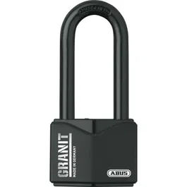Abus - Cadenas 12088 Granit Plus - En acier trempé - Anse longue de 75 mm - Niveau de sécurité 6 - Livré avec 2 clés