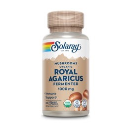 SOLARAY Royal Agaricus Champiñon du soleil 500mg, 60 capsules