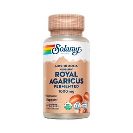 Solaray Royal Agaricus Fermenté 500 mg - 60 Capsules Végétales