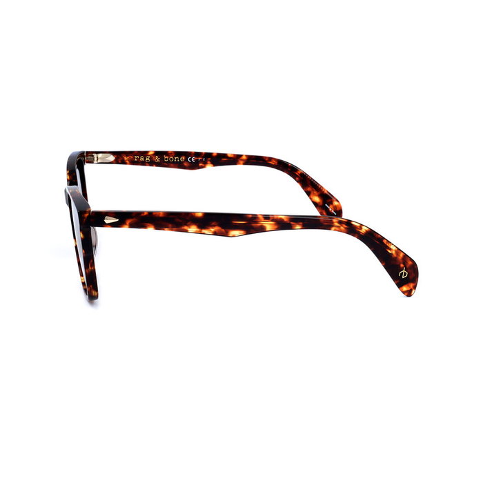 Rag & Bone RNB5016/S Lunettes de Soleil Homme Monture Acétate Carrée 52mm Protection UV400 Catégorie 3