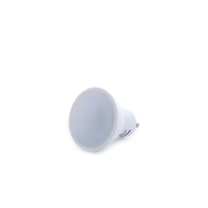 Vepa Pack de 5 ampoules LED GU10 6W 500Lm 6000K avec anneau downlight inclinable blanc