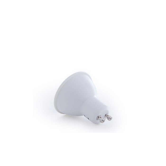 Vepa Pack de 5 ampoules LED GU10 6W 500Lm 6000K avec anneau downlight inclinable blanc