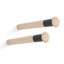 Rei MT 310 Support mural fixe en bois de hêtre laqué pour 1 vélo, 2 pièces, 31 cm x Ø 3,8 cm, 15 kg