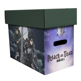 SD TOYS Boîte de Rangement pour Manga Attack on Titan - Caisse de Carton sans Acide pour Collection