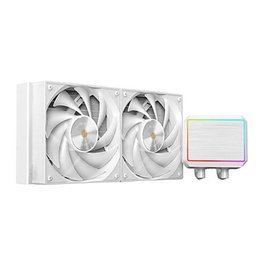 Mars Gaming MLPROII240W Kit Refroidissement Liquide AIO 240mm Blanc Pompe 4e Gen Ventilateurs PWM 120mm