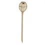 Smart Garden Torche solaire Lumina Rotin synthétique Naturel Lot de 2 70 x 15 x 15 cm
