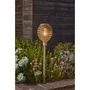 Smart Garden Torche solaire Lumina Rotin synthétique Naturel Lot de 2 70 x 15 x 15 cm