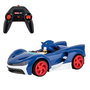 CARRERA - Voiture radio commandée Team Sonic Racing Sonic the Hedgehog 1:18 - 2.4GHz - Rechargeable - Résistante aux éclaboussures
