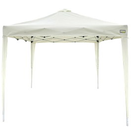 Aktive Tonnelle Max-Air 300x300x250 cm Blanc et Beige