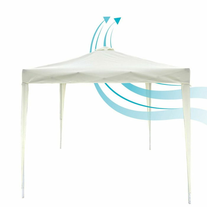 Tonnelle Aktive Max-Air Blanc 300 x 300 x 250 cm Tissu Acier