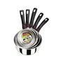 Inoxibar Set de 5 casseroles en acier inoxydable 12 à 20 cm