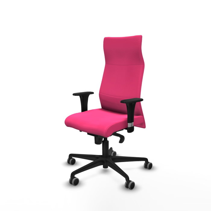Piqueras Y Crespo Fauteuil Albacete, Mécanisme Synchrone, Similicuir Rose