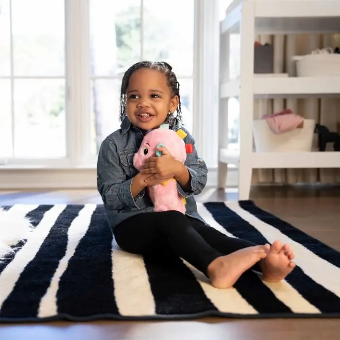 Baby Einstein Veilleuse Doudou Hippocampe Rose Sea Dreams Seahorse avec Technologie Cry Reply, Musique, Lumières, Bruits Blancs et Porte-Tétine