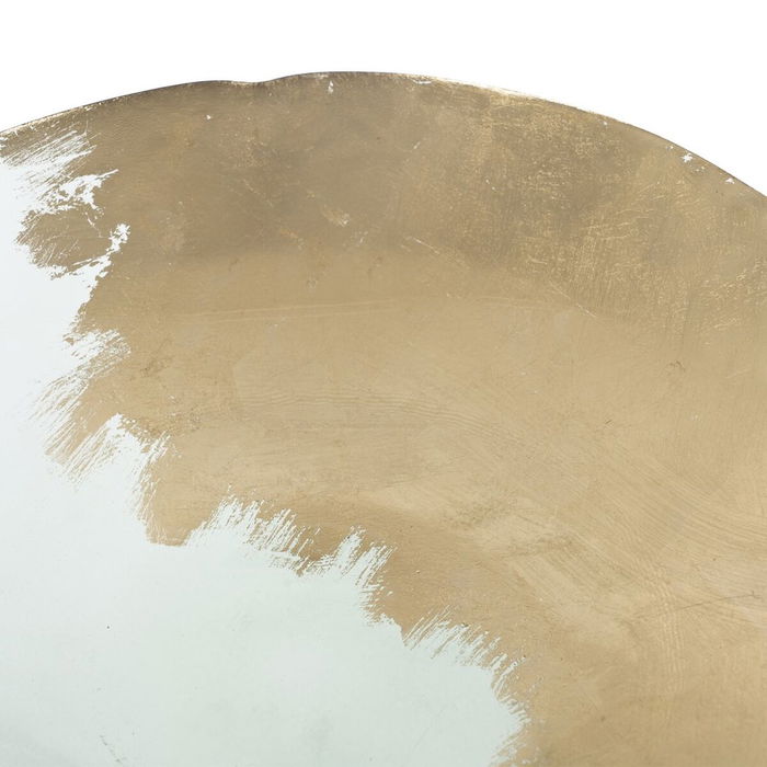 Centre de Table Doré Verre 39 x 39 x 6,5 cm