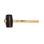 Ratio Maza de gomme D65 avec manche en bois vernis