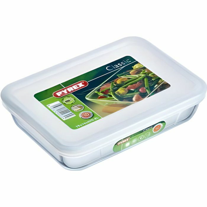 Pyrex Boîte de conservation rectangulaire 1451004 0,8 L Pyrex Boîte de conservation rectangulaire 1451004 0,8 L