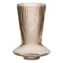 BigBuy Home Vase Marron Verre 15 x 15 x 24,5 cm