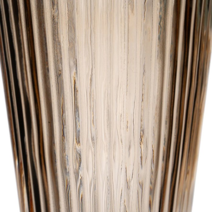 BigBuy Home Vase Marron Verre 15 x 15 x 24,5 cm