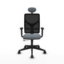 Piqueras Y Crespo Motilla Chaise de Bureau Sincro/Traslack Gris/Noir