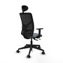 Piqueras Y Crespo Motilla Chaise de Bureau Sincro/Traslack Gris/Noir