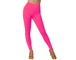 Leggings pour adultes rose fluo - Idéal pour déguisement Barbie, princesse moderne, spectacle et carnaval