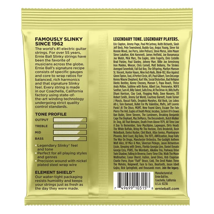 ERNIE BALL Mammoth Slinky Nickel 12-62