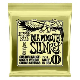 ERNIEBALL Set de cordes électriques Mammoth Slinky Nickel 12-62