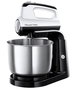 Horizon 24680-56 Batidora robot pâtissier fixe et manuel avec bol inox 3.5L - 5 vitesses + fonction turbo, accessoires acier inoxydable